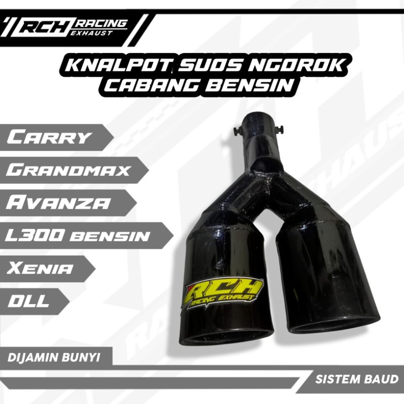 Knalpot suos cabang untuk mobil bensin grandmax carry Avanza luxio apv dll