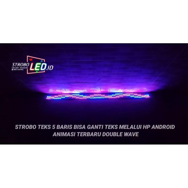 LED STROBO KACA DOUBLE WAVE 140CM + 2 Modul
