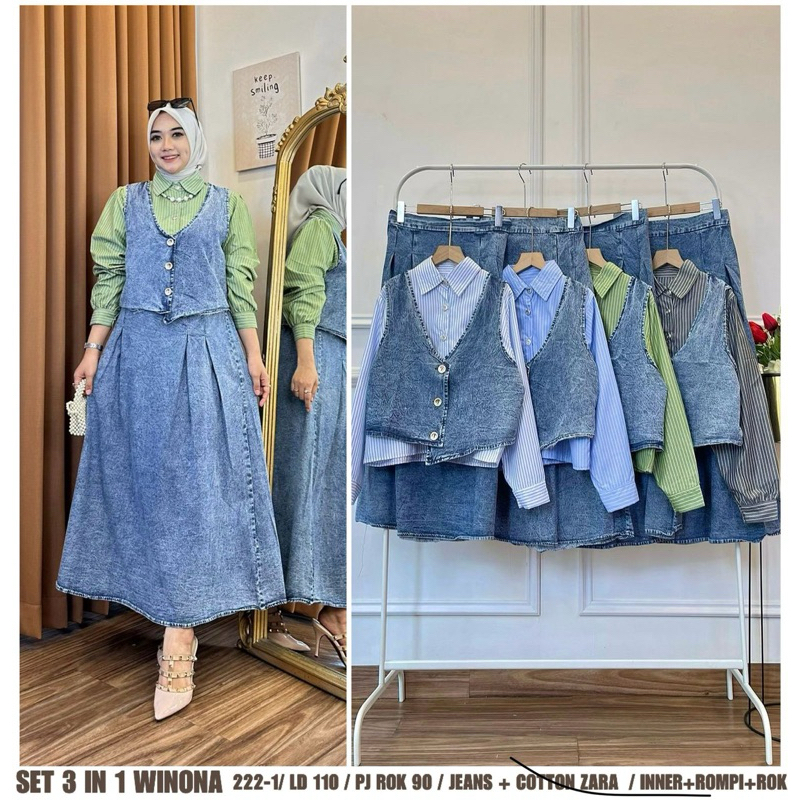 Zara Winona//setelan vest//set 3 in 1 zara//pakaianwanitasby