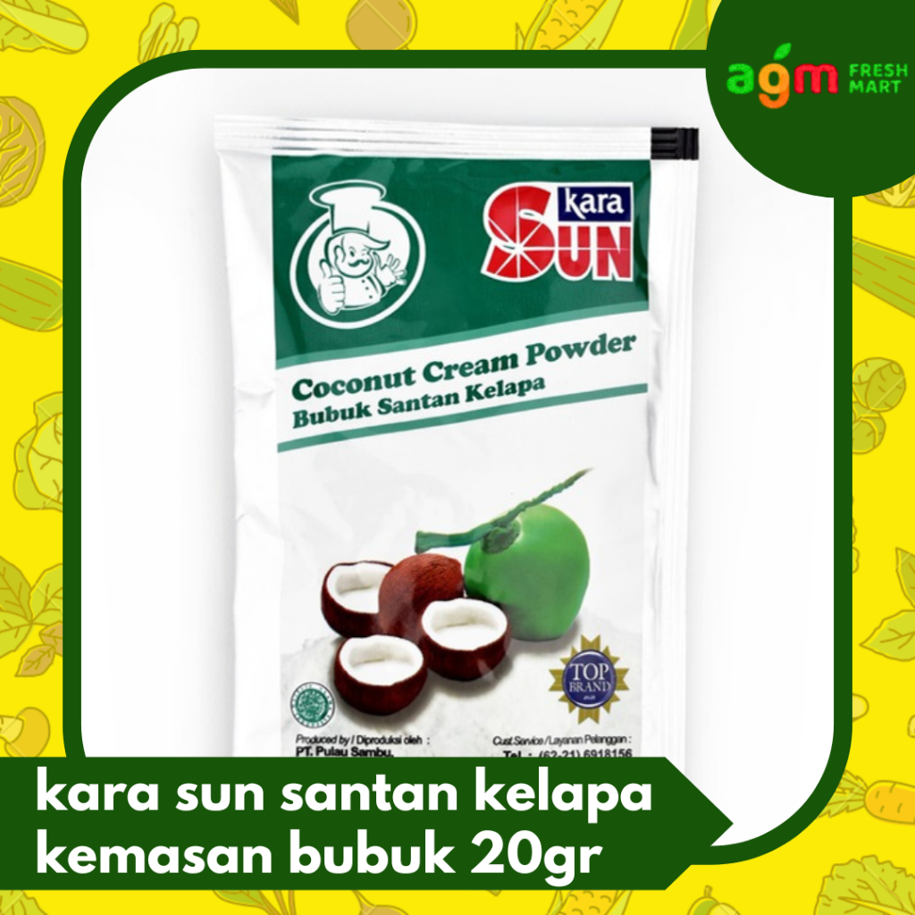 

Kara Sun Bubuk Santan Kelapa 20gr / santan bubuk termurah