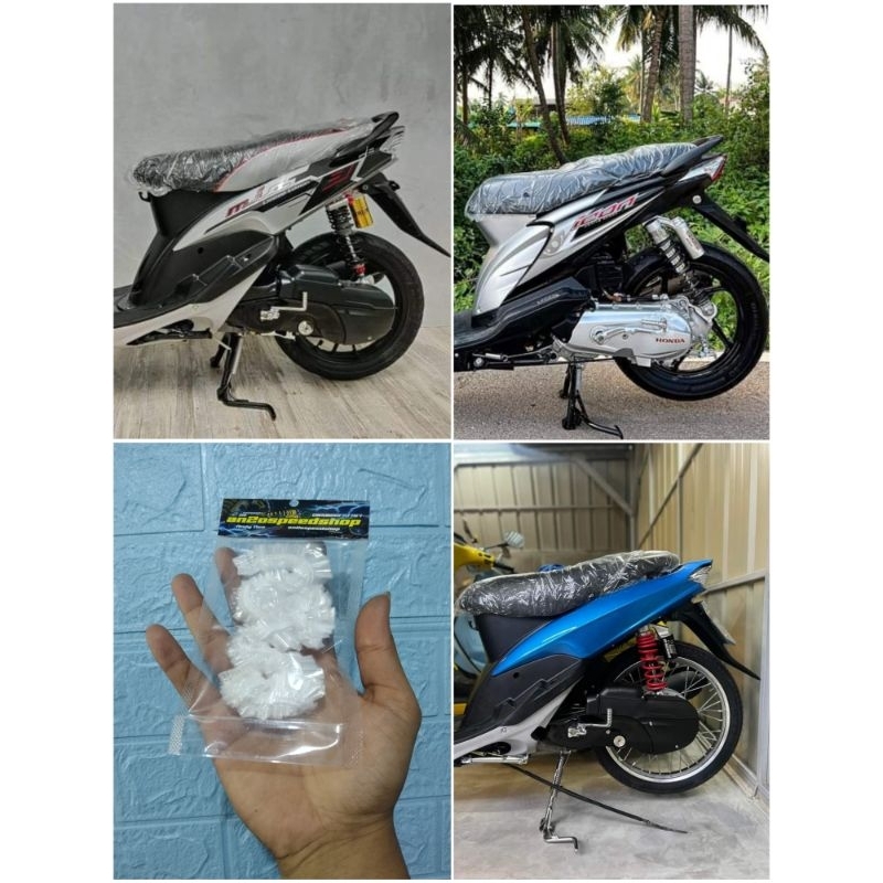 sarung jok motor Trasparan/cover jok motor transparan/pelindung jok bening Mio Fino soul beat Vario 