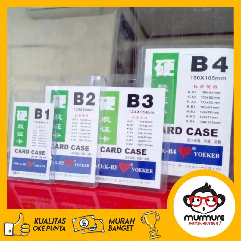 

MURMURE I TOPLOADER PHOTOCARD TOP LOADER FOTO CARD NAMETAG ID CARD CASE MIKA B1 B3 B3 B4