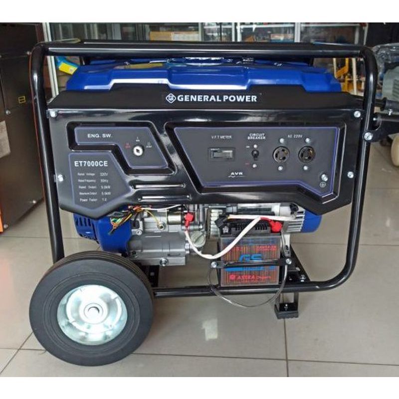 Generator Listrik / Genset Bensin General ET 7000 CE - 5000 watt