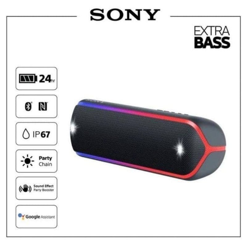 Speaker Sony SRS-XB32 Speaker Portable Extra Bass Original