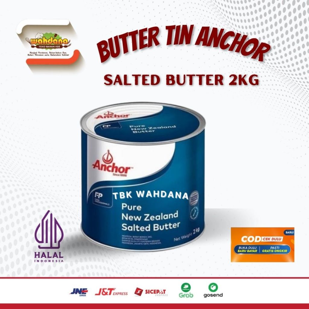 

Butter Tin New Zealand Anchor 2Kg