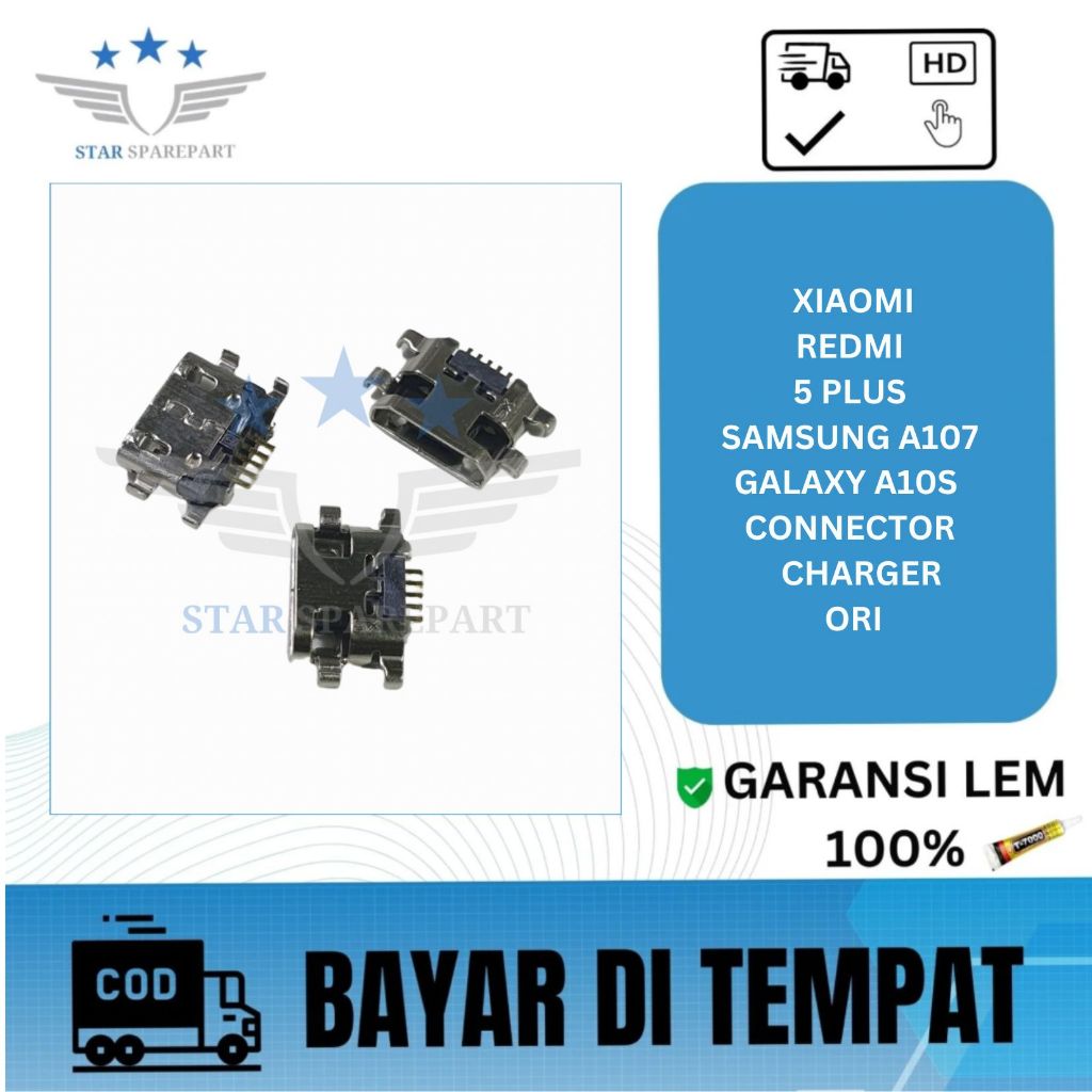 CONNECTOR CHARGER XIAOMI REDMI 5 PLUS / SAMSUNG A107 / GALAXY A10S ORI