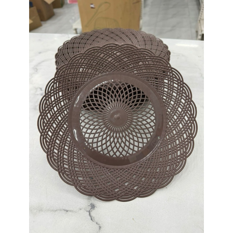Piring Makan Motif Bunga 1 lusin