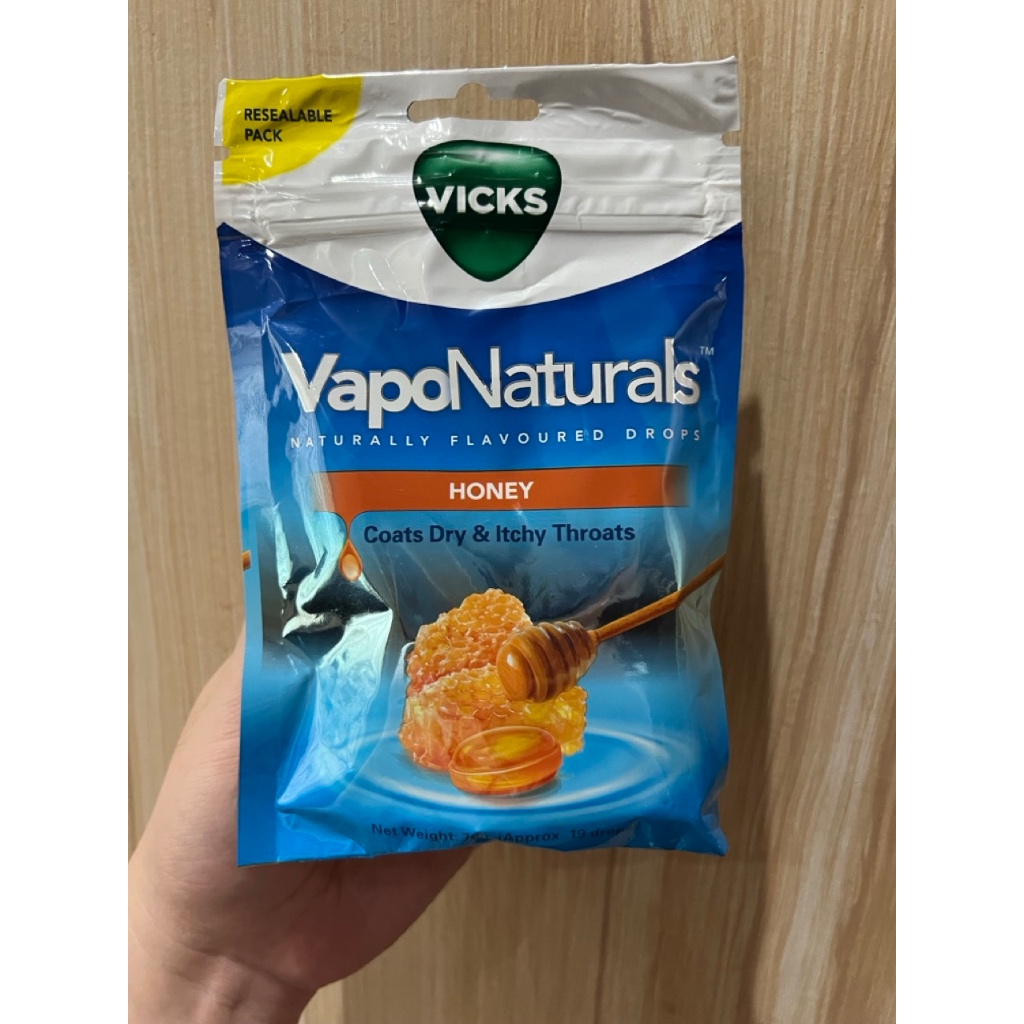 

Va-po naturals Vicks / permen pelega hidung dan tenggorokan Singapore