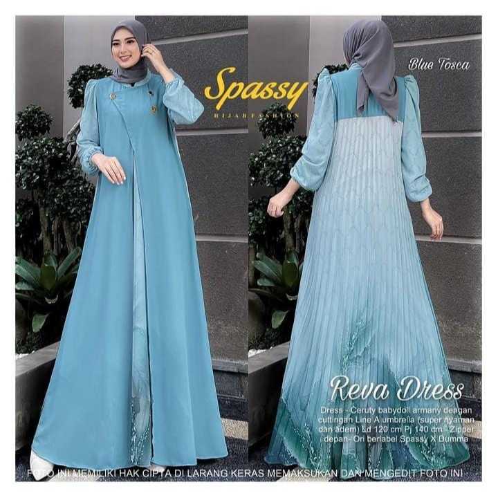 REVA DRESS MAXY JUMBO CERUTY ARMANI MODEL TERBARU