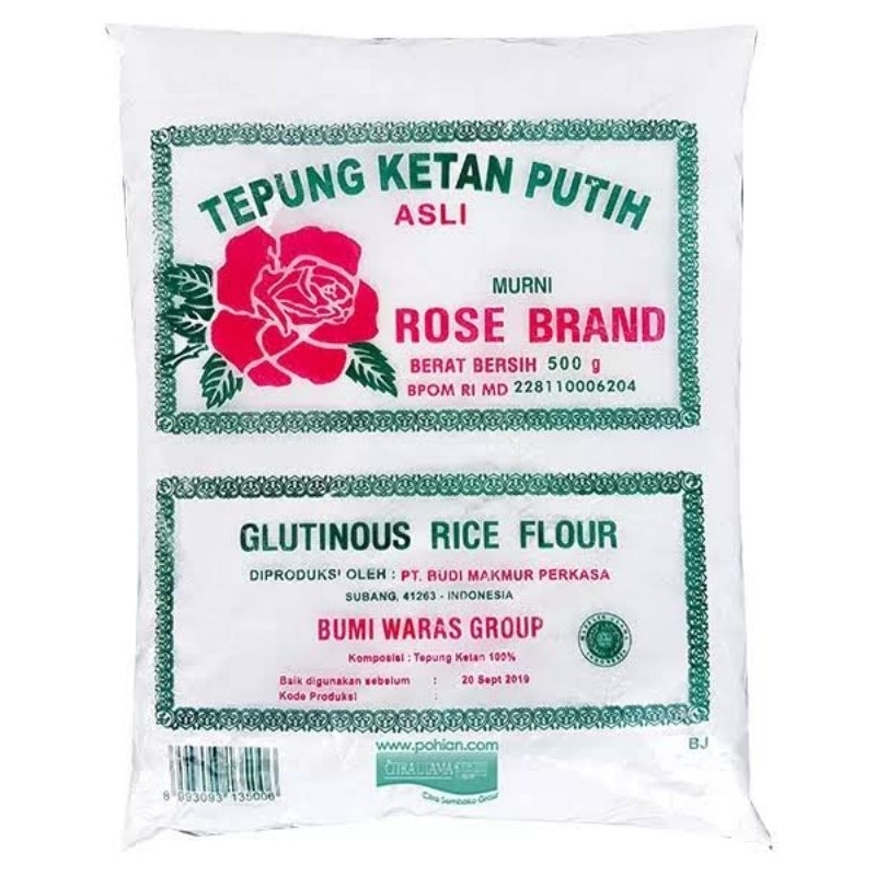 

Rose Brand Tepung Ketan Putih 500 gr
