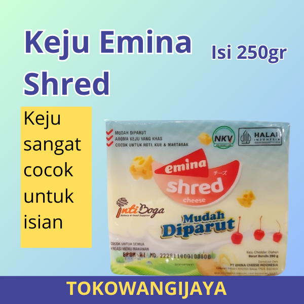 

Keju Emina Shred 250gr || Keju Isian Bakso