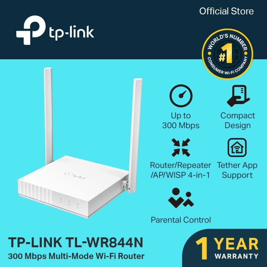 TP-LINK WR844N Router Acces Point TL-WR844N - AS
