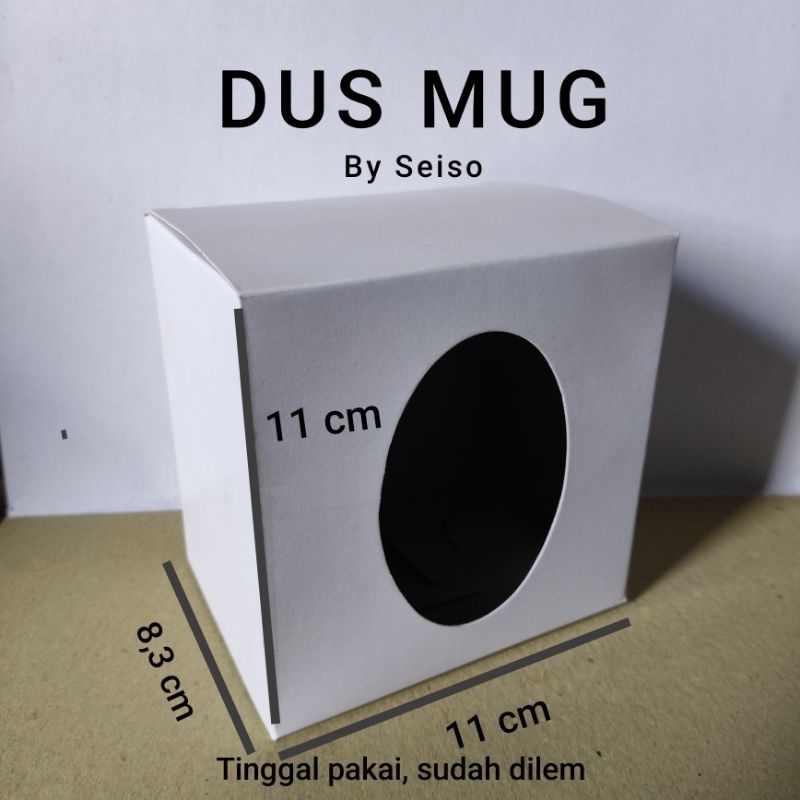 

Dus mug / box mug / kardus mug 11 x 11 x 8,3 cm