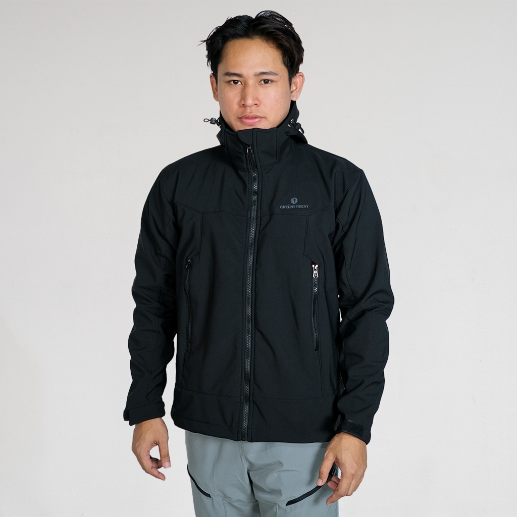 Jaket Gunung Waterproof Inner Polar Pria dan Wanita Original Greenforest Larantuka