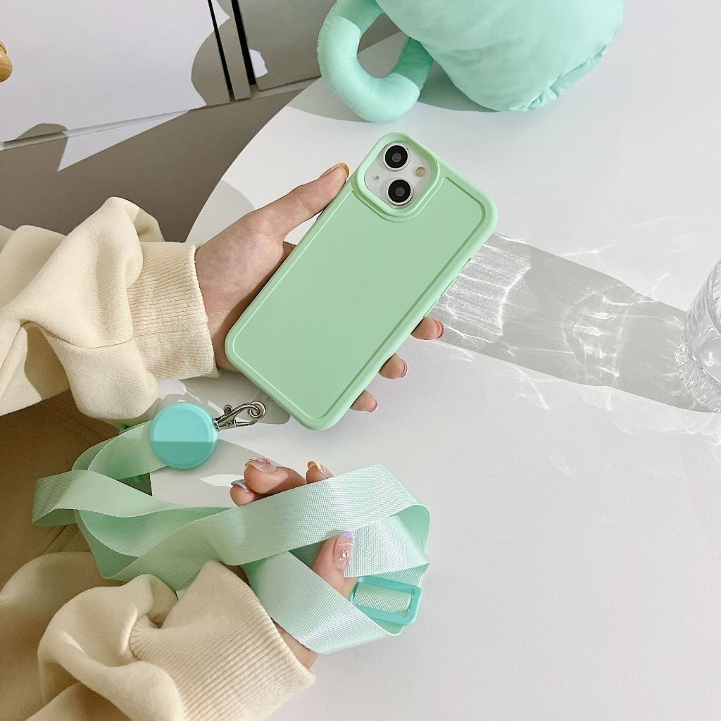 TALI LANYARD WARNA MINT/TALI GANTUNGAN HP WARNA MINT/TALI GANTUNGAN MINT CHOCO