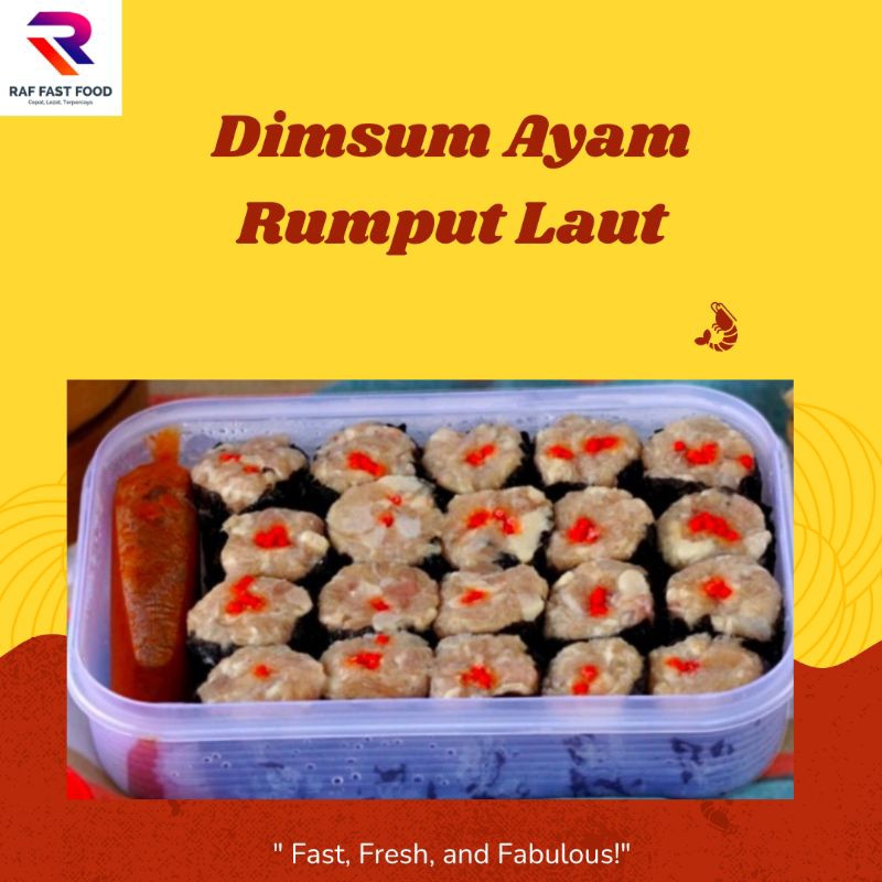 

Dimsum Siomay Rumput Laut Frozen Box Medan isi 20 pcs