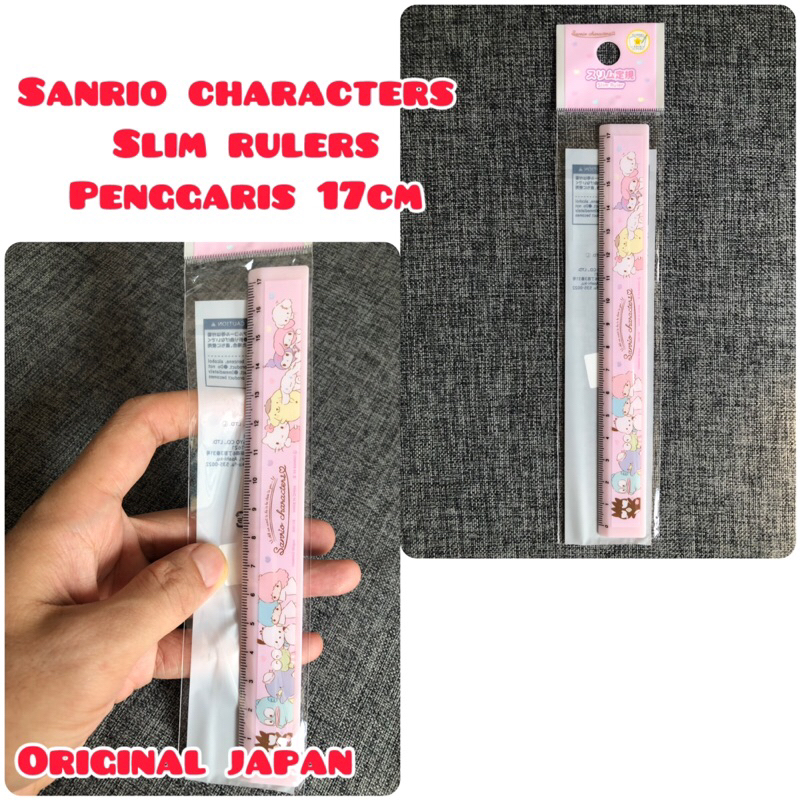 

sanrio characters princess slim ruler penggaris sanrio original japan