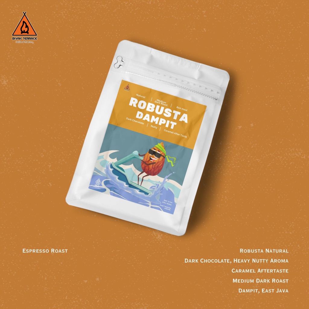 

BIJI KOPI FINE ROBUSTA DAMPIT NATURAL -1KG