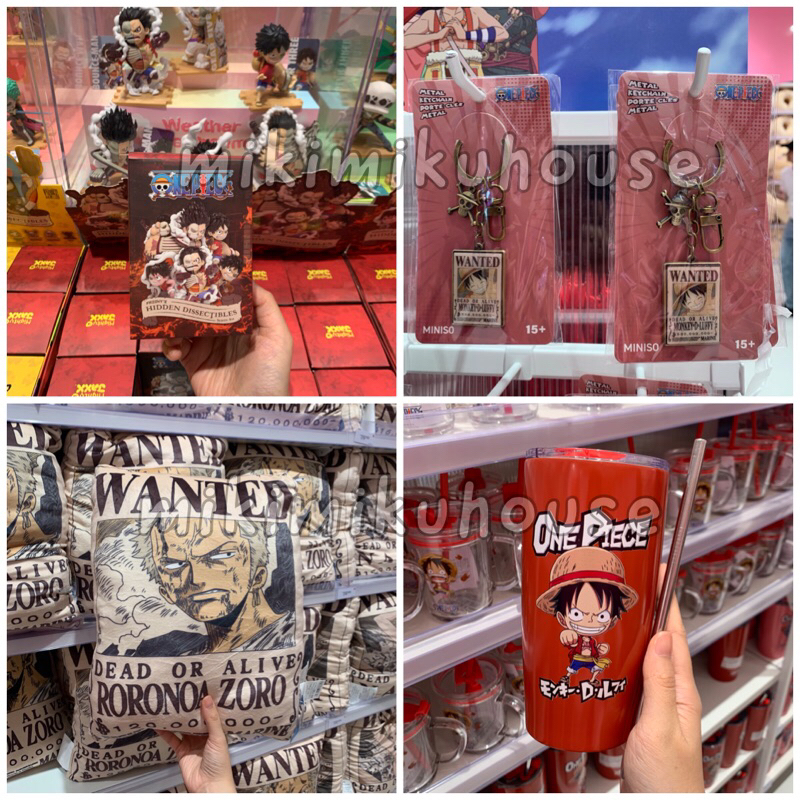 BANYAK YG BARU MINISO ONE PIECE MINISOLAND ONEPIECE BANTAL BLIND BOX FIGURE GEAR LUFFY TOPI ZORO CHO