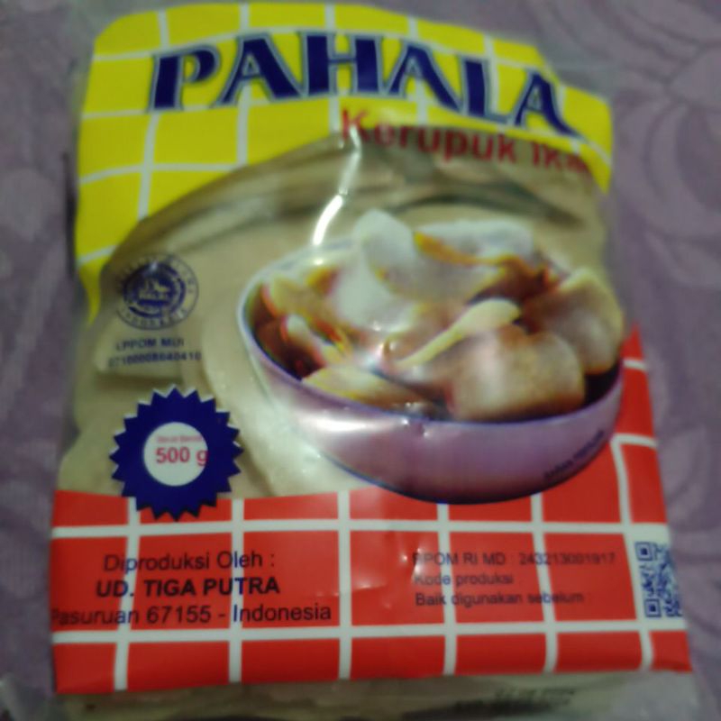 

Krupuk ikan Pahala 500 gram