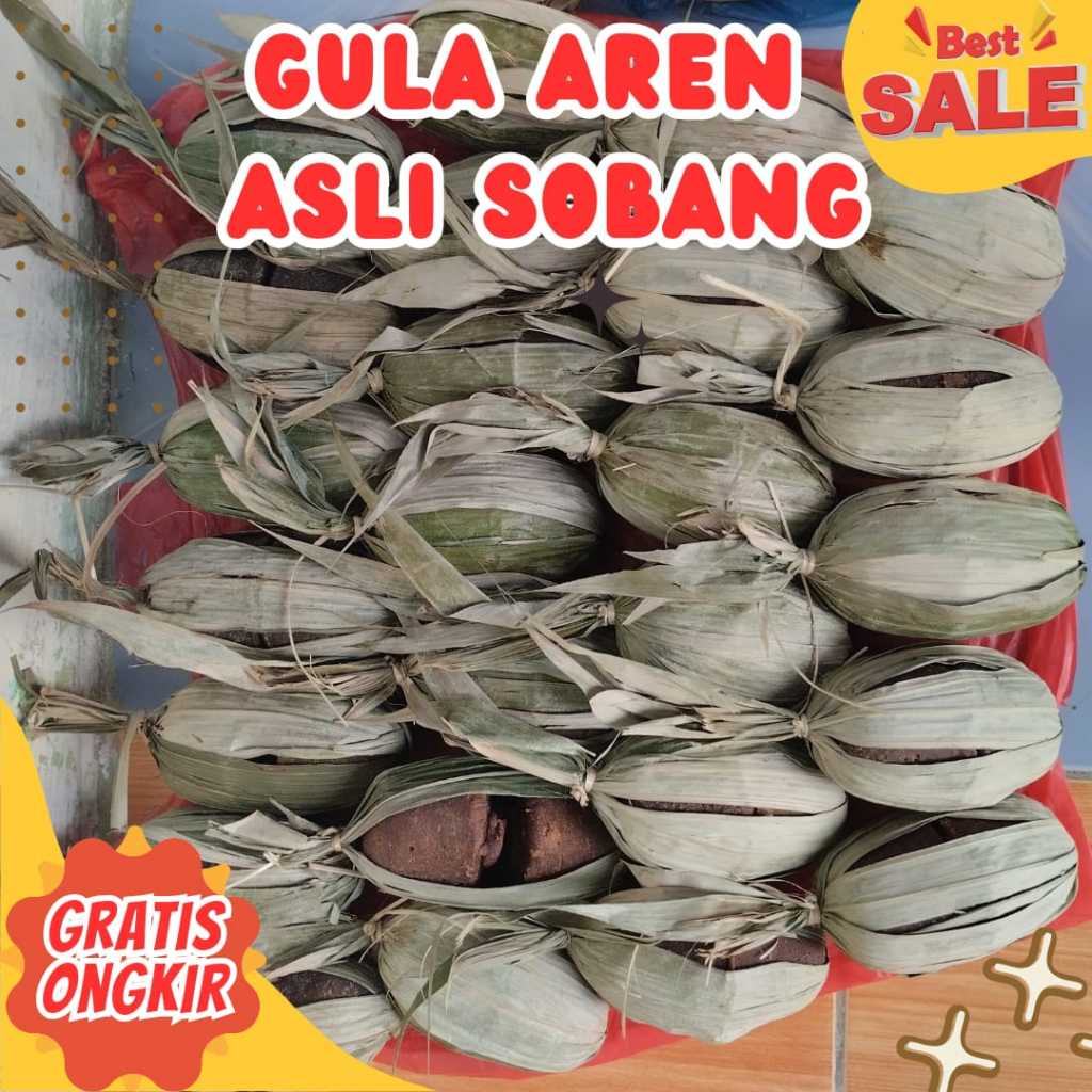 

Gula Aren Murni 100% alami tanpa bahan campuran 2 biji High Quality (Grade A)