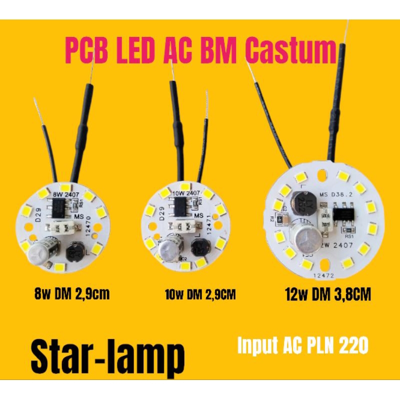 PCB LED AC BM CASTUM