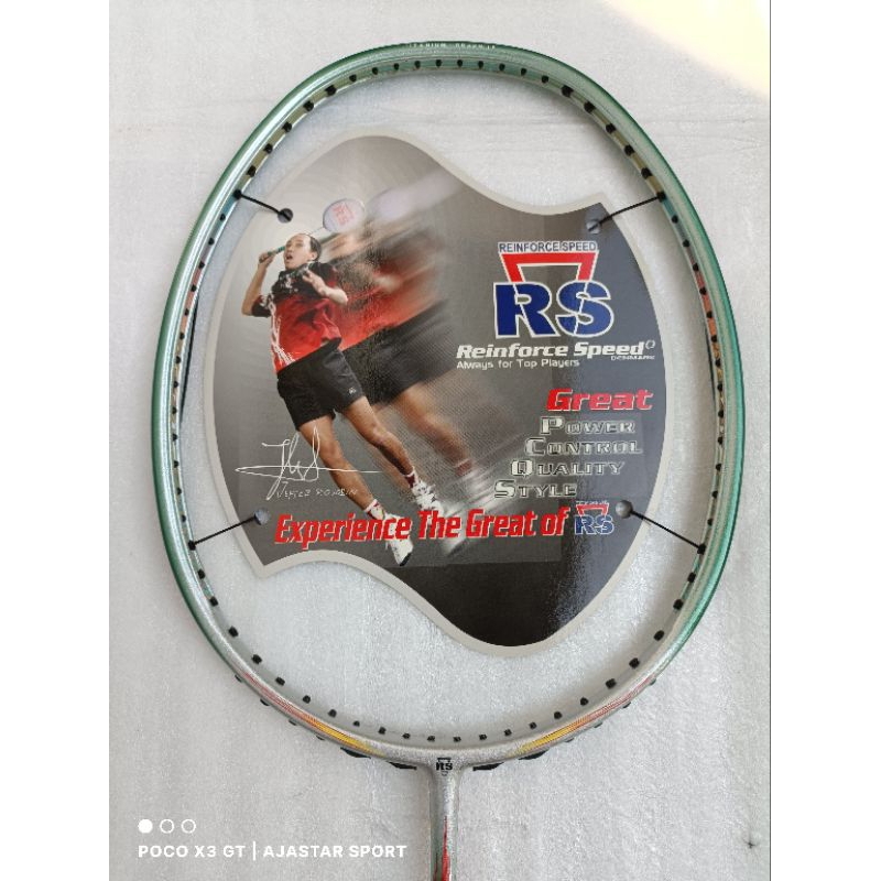 Raket RS Heat Power CONCAVE 550M original lawasan kondisi baru