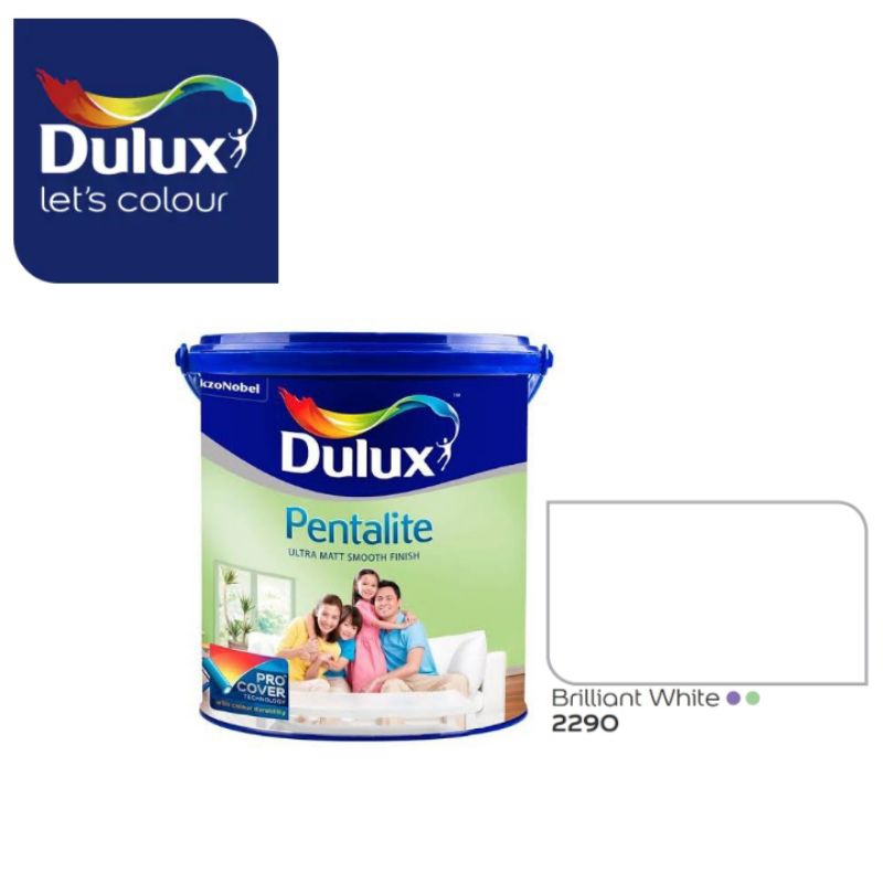 Cat Tembok Dulux Pentalite 2290 Brilliant White