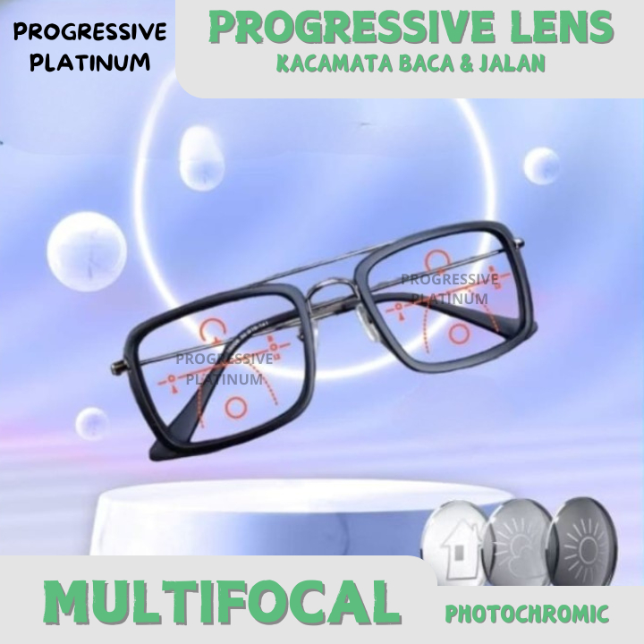 KACAMATA PROGRESSIVE PRIA/WANITA | KACAMATA BACA & JALAN | KACAMATA BACA PLUS