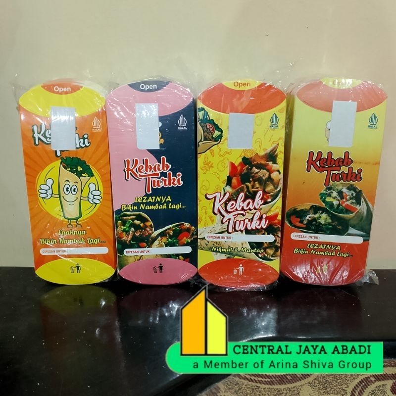 

100 LEMBAR KEMASAN KEBAB MINI IVORI PUTIH UKURAN 21 × 9.5 CM HIGH QUALITY PRODUK TERBARU | KERTAS KEBAB TARIKAN MINI KEKINIAN | DUS KEBAB MINI VIRAL TIKTOK | BOX KEBAB MINI MURAH | TOKO KEBAB OFFICIAL | CENTRAL JAYA ABADI 01