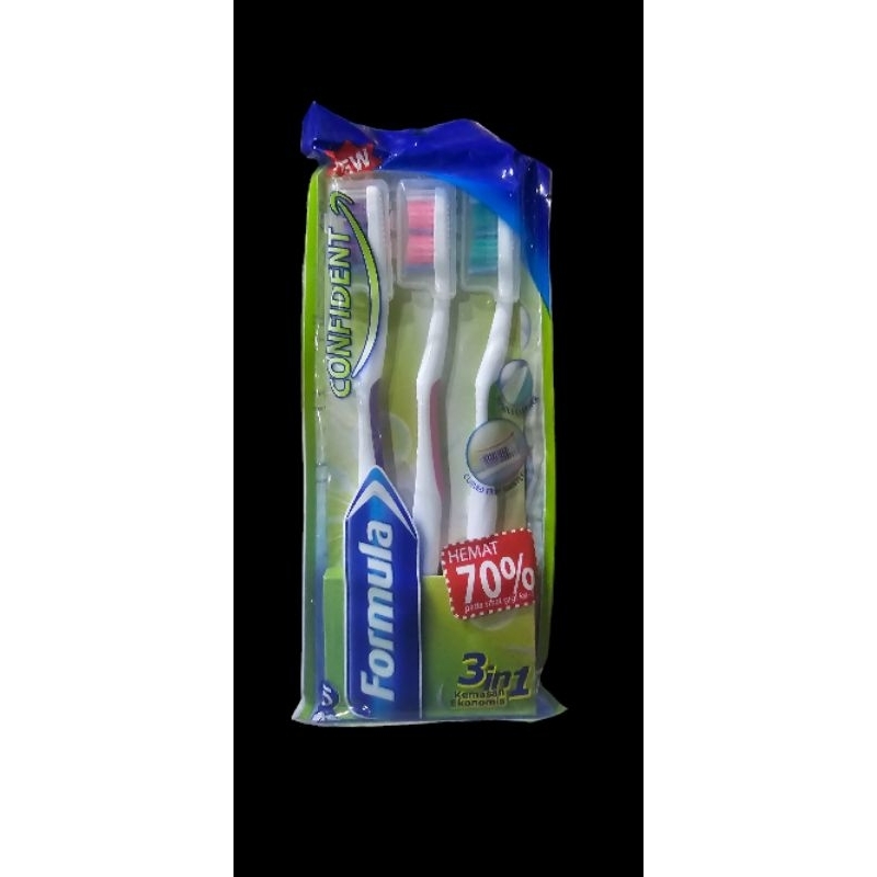 SIKAT GIGI FORMULA CONFIDENT CURVE ISI 3 ORIGINAL 100%