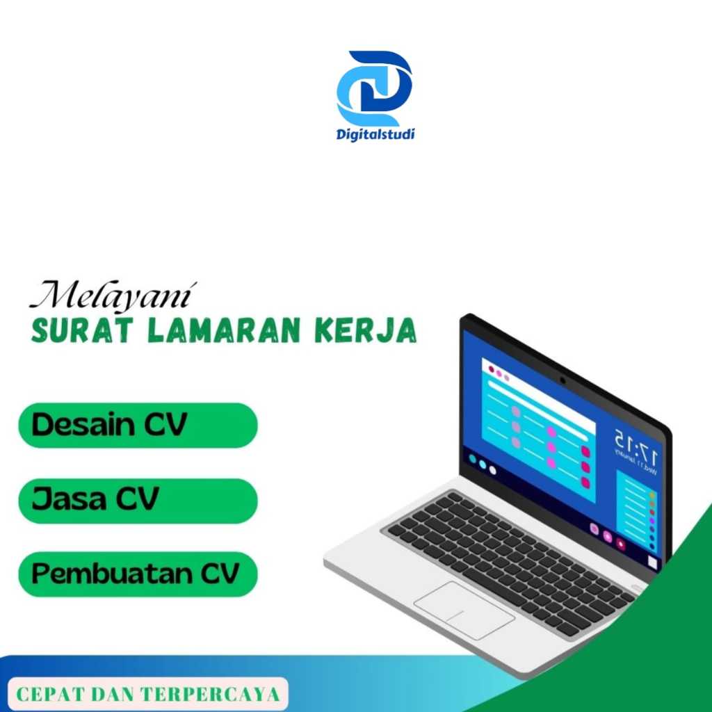 Jasa Surat Lamaran Kerja, Desain CV, Jasa CV, Pembuatan CV