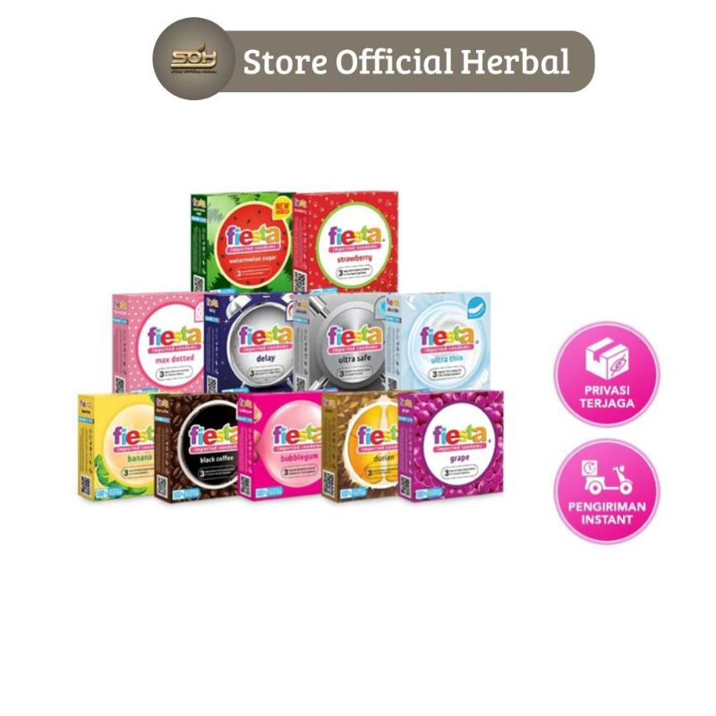 Kondom Fiesta Dengan Berbagai Rasa