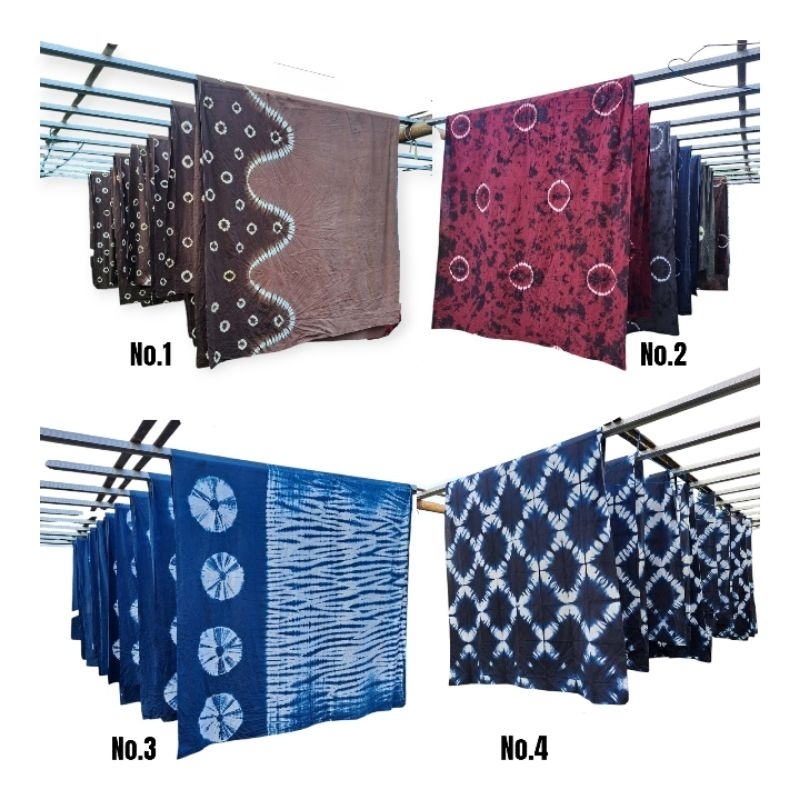 KAIN BATIK SHIBORI HANDMADE | KAIN SASIRANGAN SHIBORI INDIGO HANDMADE | KAIN SIBORI HANDMADE | KAIN 