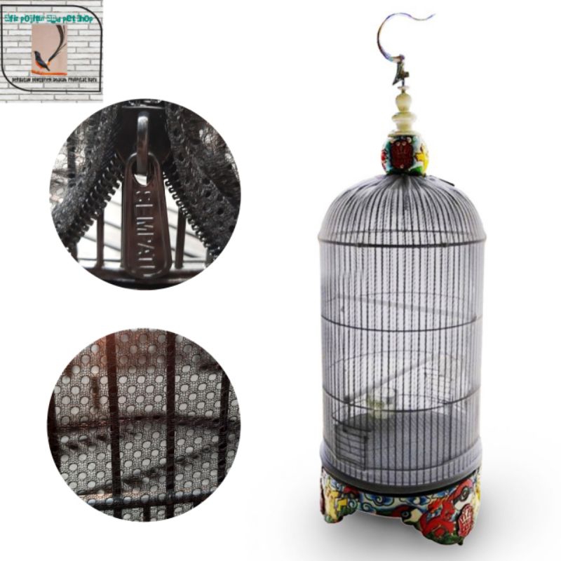 KRODONG SANGKAR LOVEBIRD TRANSPARAN MEREK SEMPATI