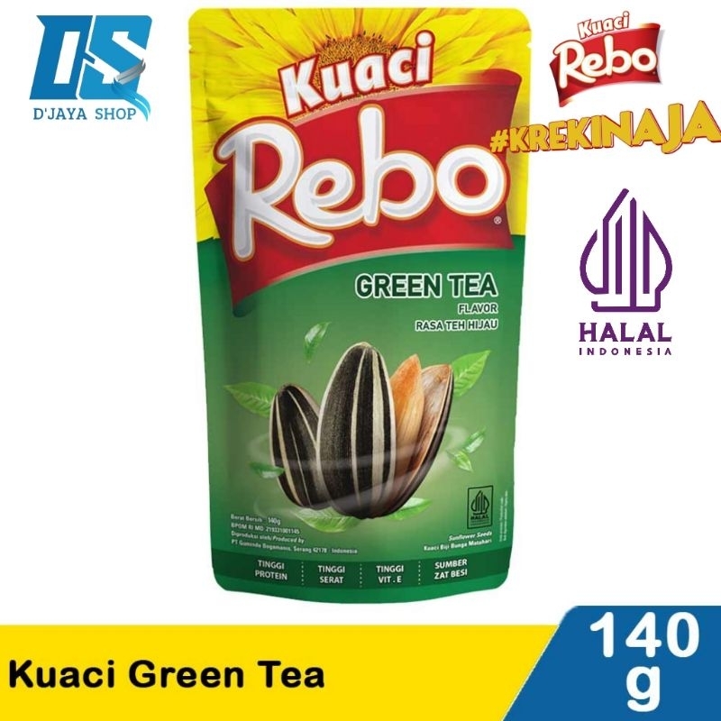 

REBO KUACI GREEN TEA FLAVOR/RASA TEH HIJAU POUCH 140g