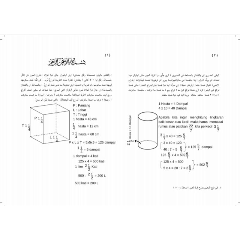 

Kitab Sunda Ukuran Dua kulah Satu Lembar Pathul Muin