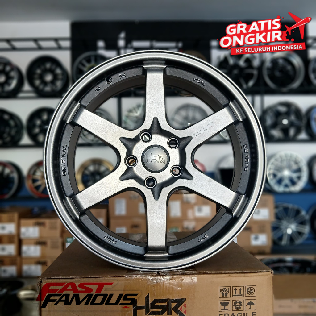 velg racing hsr sty r18 baut 5 mobil innova terios xpande rush terios civic dll velg hsr 18
