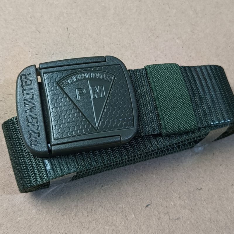 Gesper Tactical Polisi Militer TNI AD Hijau Army