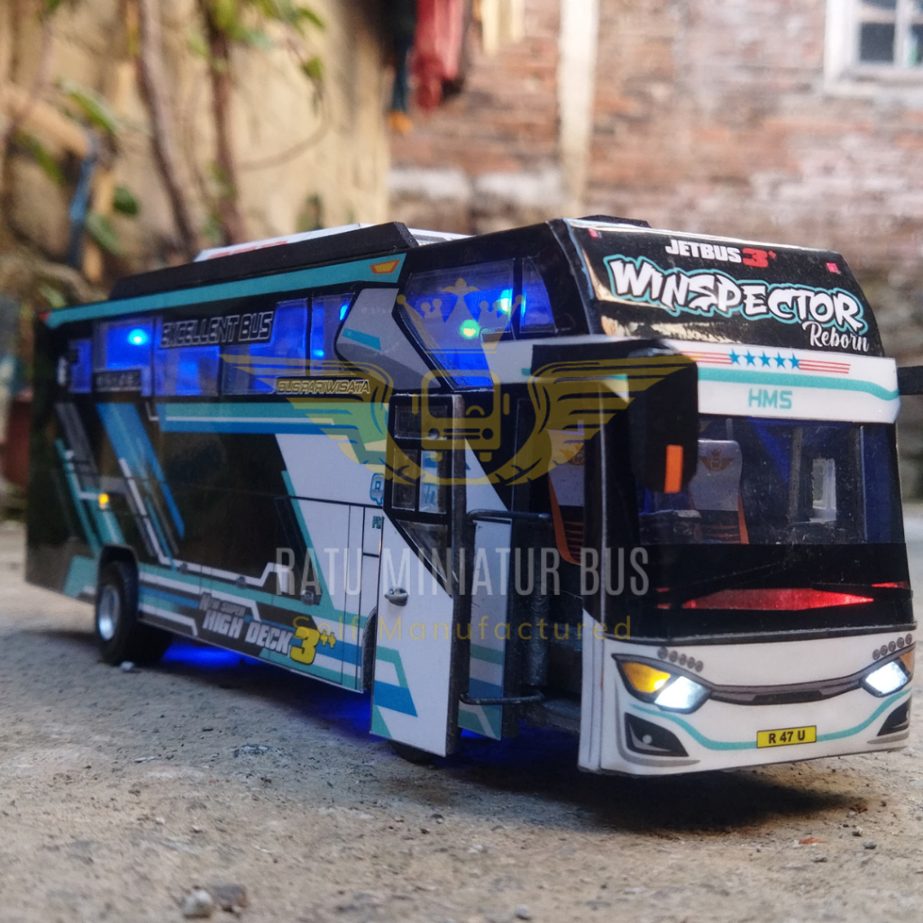Miniatur Bus QQ Trans Winspektor