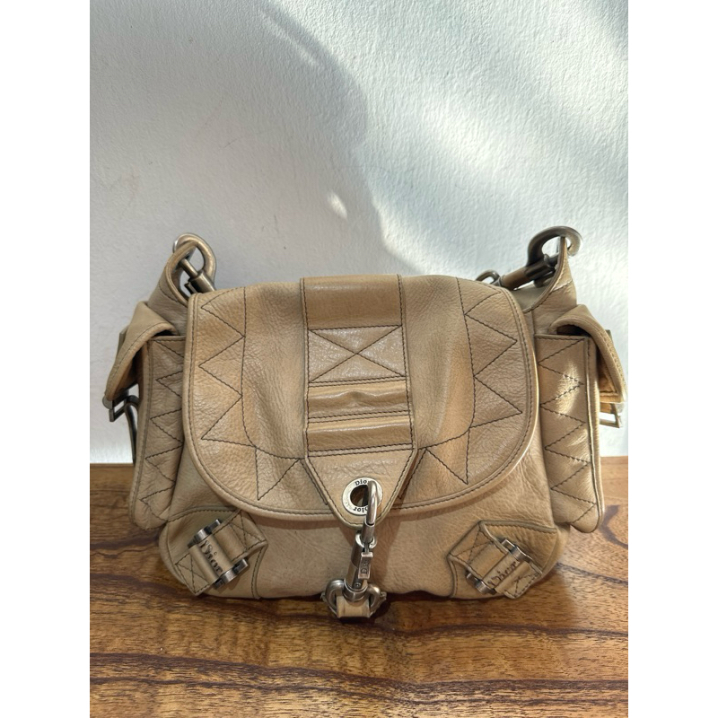 Dior Beige Shoulder Bag Vintage