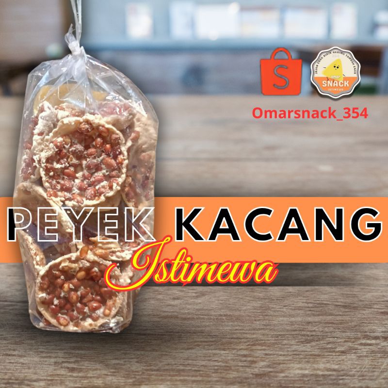 

Peyek Kacang Tanah Bulat 500gr JOGJA Renyah Gurih Empuk Tahan Lama Rempeyek