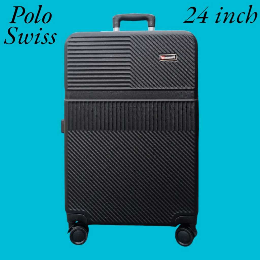 koper swiss 24 Inch Kokoh Fiber Koper Batok Koper Kabin Koper Murah Koper Unik Koper Umroh Koper Bag