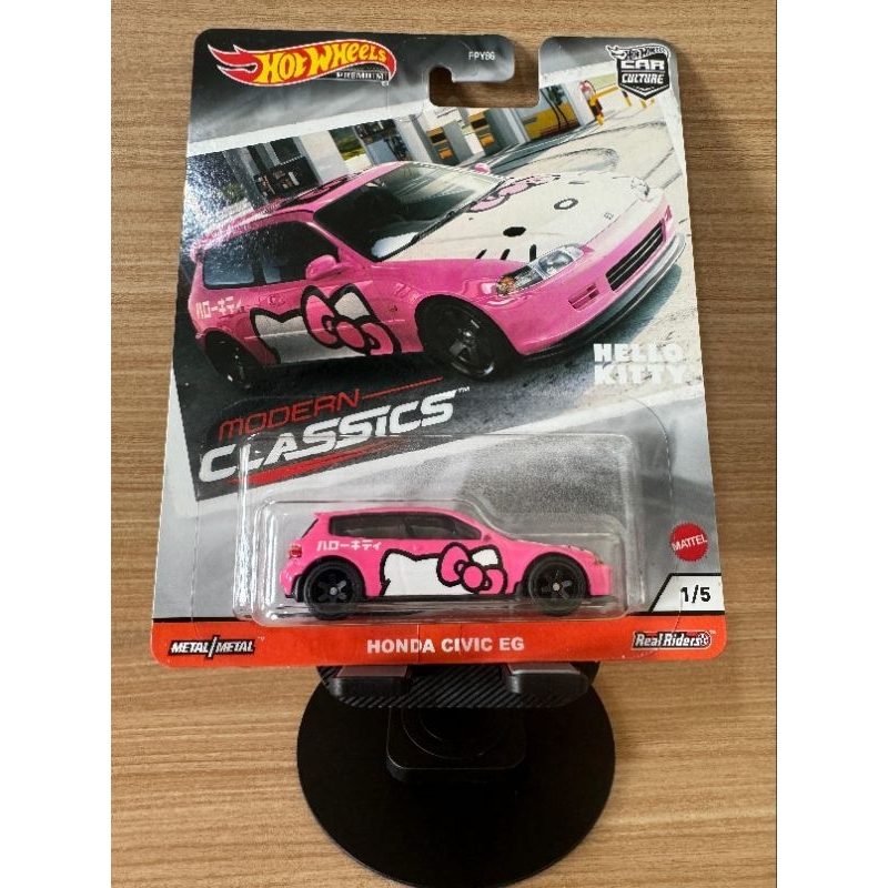 Hot Wheels Honda Civic EG Hello Kitty (Free Protector)