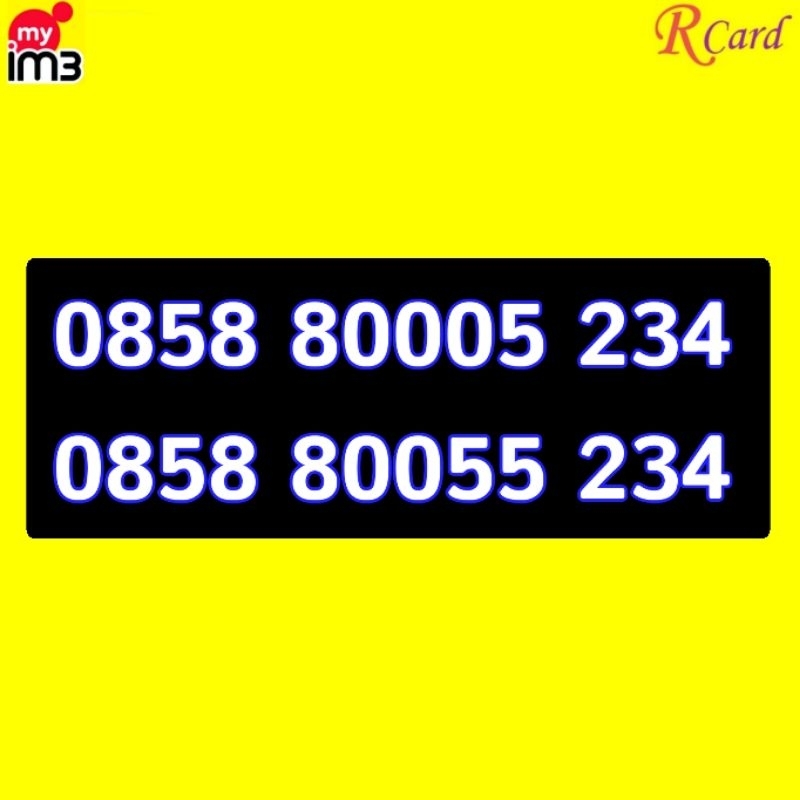 Perdana Nomor Cantik Indosat Im3 80005 80055 234