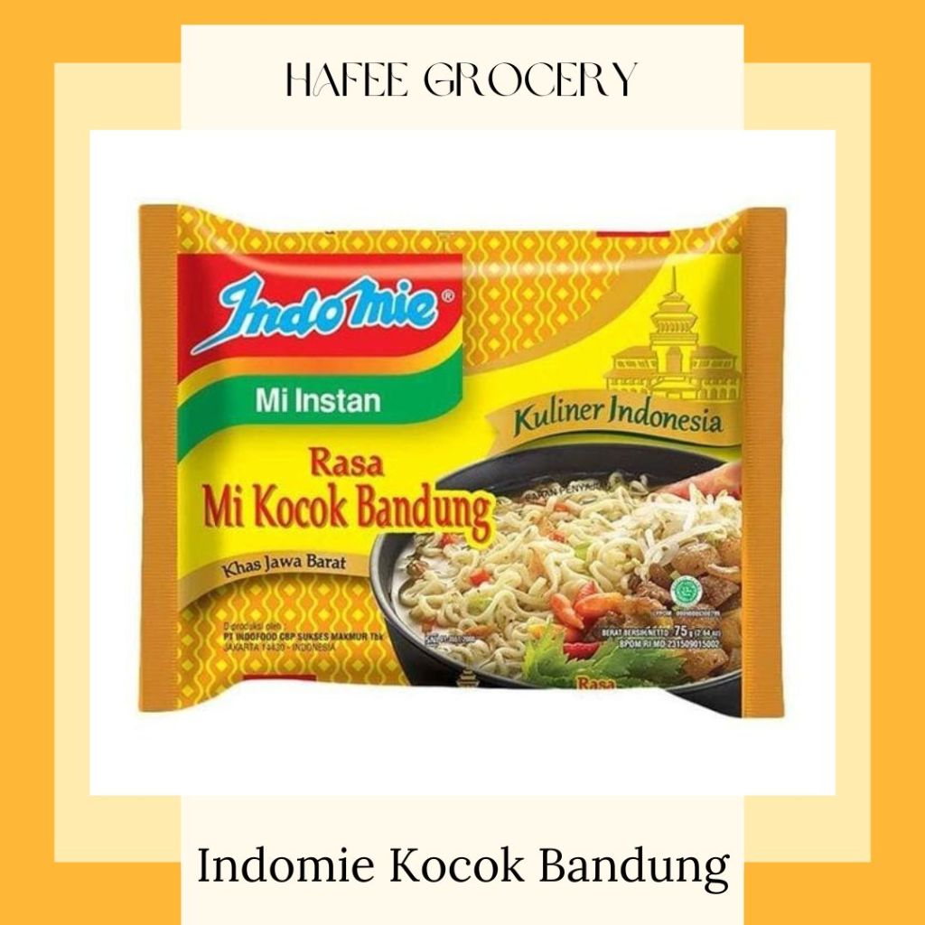

Indomie Kuah Kocok Bandung Per Pcs 85 gr (dapat kirim instant bandung)
