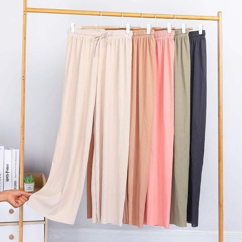 celana wanita/celana kulot linen rami premium/celana kulot high waist/celana kulot full karet tali
