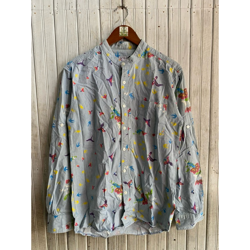 Kemeja April 77 Full print Kerah Shanghai