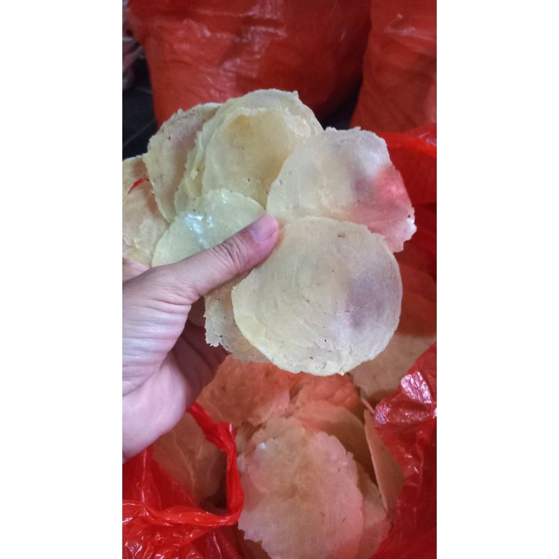 

emping melinjo mentah asli tanpa campuran sudah siap goreng emping kering kemasan 500gr