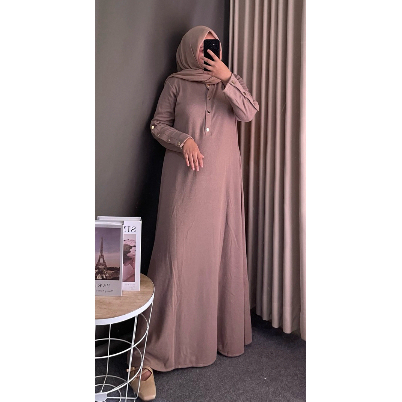 Gamis Knit Inara Premium Gamis Knit Busui Gamis Knit Inara simple